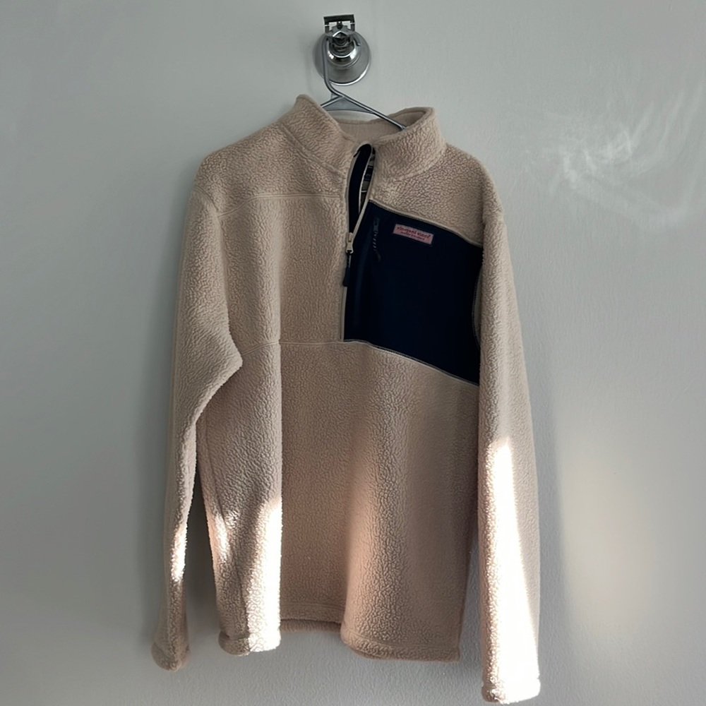Vineyard Vines Tan Quarterzip